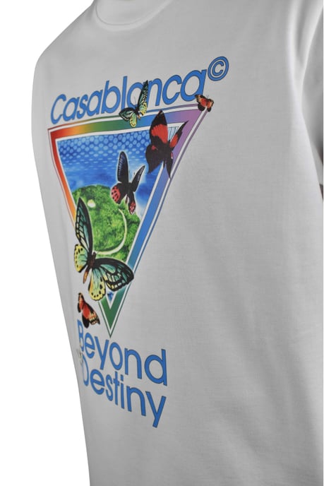 Casablanca „Beyond Destiny“-T-Shirt Weiß - Image 4