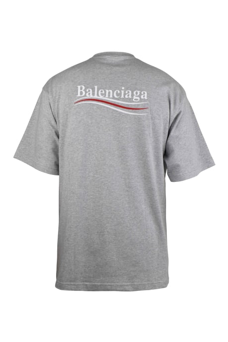 Balenciaga T-Shirt in weiter Passform Grau - Image 2
