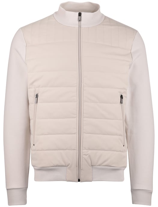 Beige Gentiluomo Weste mit Reißverschluss und Stehkragen - Image 3