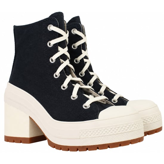 Converse Chuck 70 De Luxe Heel Hi Unisex Schwarze Schuhe - Image 3