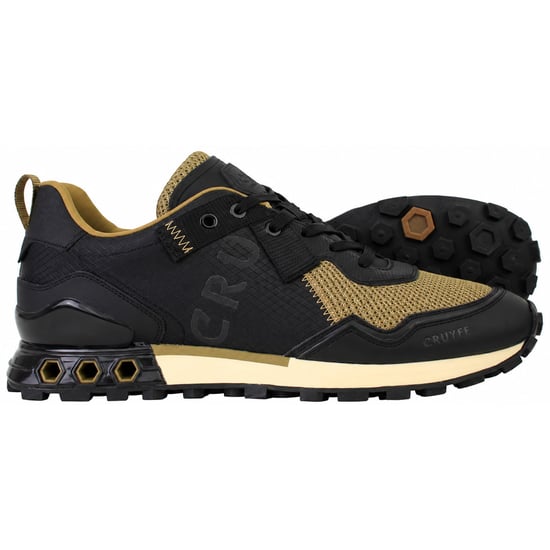 Cruyff Superbia Hex-Tech Herren-Sneaker Schwarz/Gold - Image 4