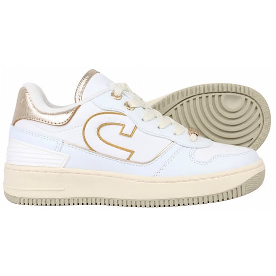 Cruyff Campo Low Kinder Sneaker Weiß/Gold - Image 4