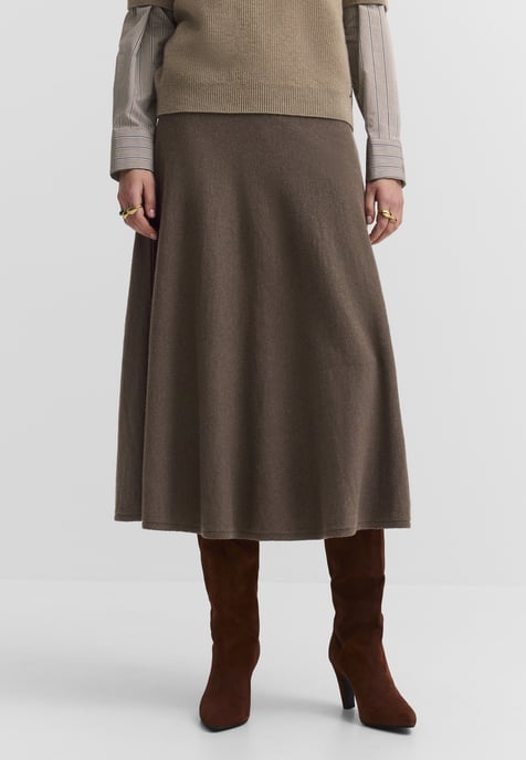 Bugatti Damen Rock Wollmix Kaschmir A-Linie - Image 1