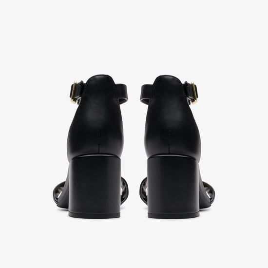 Ezoria Mae Black Leather Sandalen - Image 5