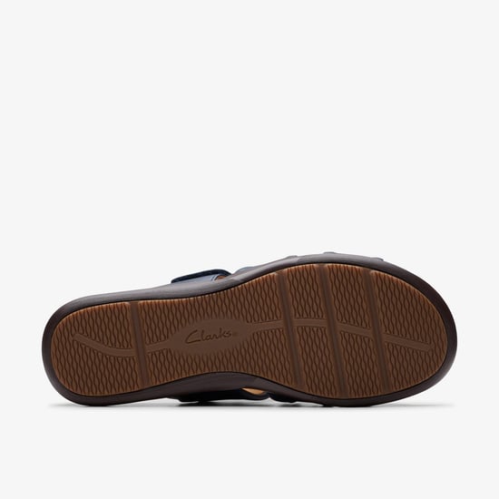 Kitly Slide Navy Leather Sandalen - Image 3