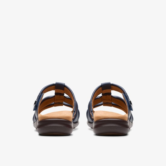 Kitly Slide Navy Leather Sandalen - Image 5