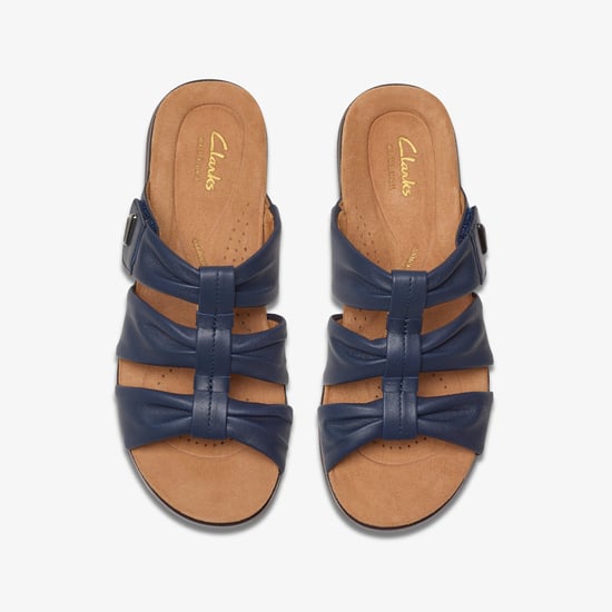 Kitly Slide Navy Leather Sandalen - Image 6