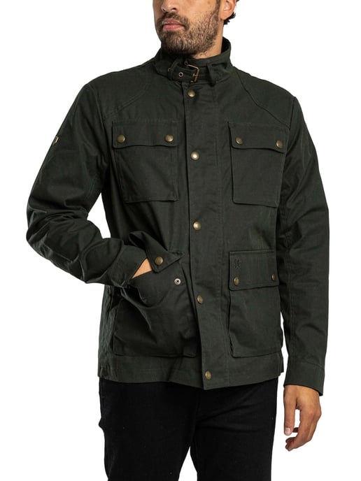 Superdry Wachs-Rennjacke, Grün - Image 2