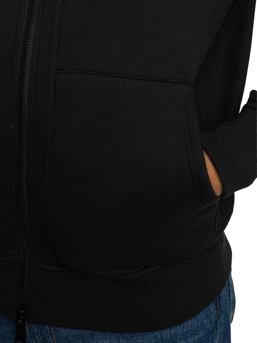 Schott Logo Zip Hoodie, Schwarz - Image 5