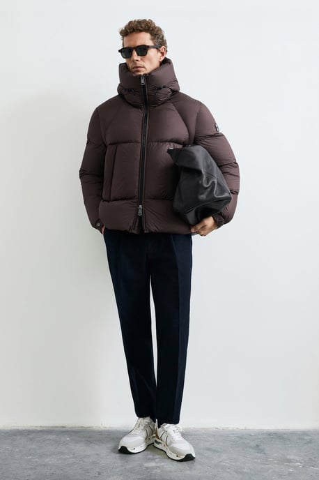 LUFIAN Herren Pufferjacke mit Kapuze und Gänsedaunen - Image 3