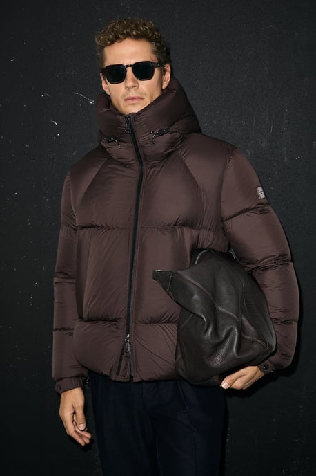 LUFIAN Herren Pufferjacke mit Kapuze und Gänsedaunen - Image 4