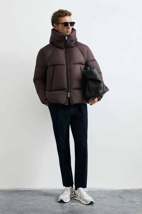LUFIAN Herren Pufferjacke mit Kapuze und Gänsedaunen - Image 6