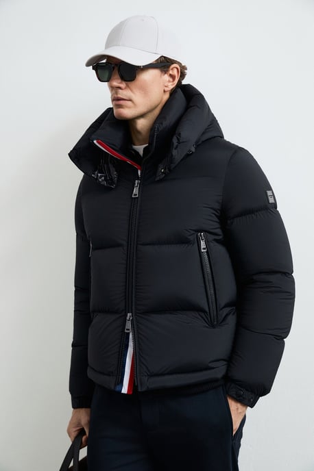 LUFIAN Herren Pufferjacke mit Gänsedaunen und Abnehmbarer Kapuze - Image 2