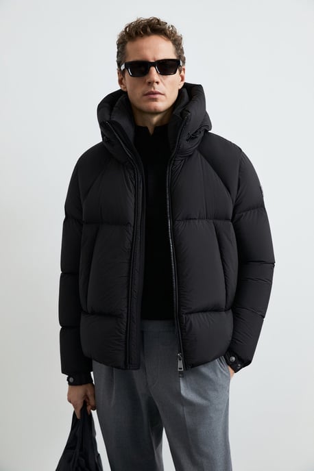 LUFIAN Herren Pufferjacke mit Kapuze und Gänsedaunen - Image 4