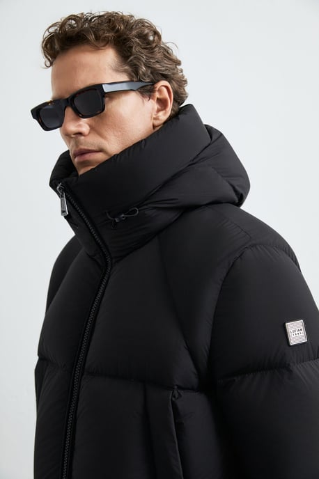 LUFIAN Herren Pufferjacke mit Kapuze und Gänsedaunen - Image 5