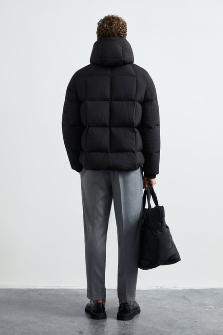 LUFIAN Herren Pufferjacke mit Kapuze und Gänsedaunen - Image 6