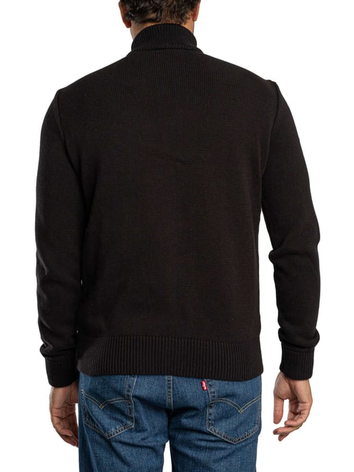 Superdry Cardigan-Hybridjacke, Schwarz - Image 3