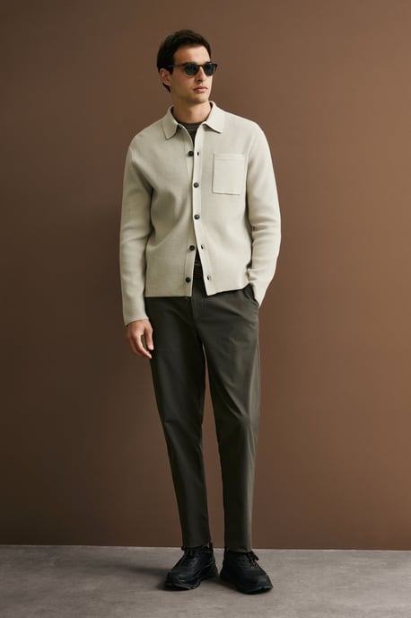 LUFIAN Herren Strickjacke mit Knopfleiste - Image 2