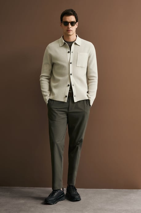 LUFIAN Herren Strickjacke mit Knopfleiste - Image 3