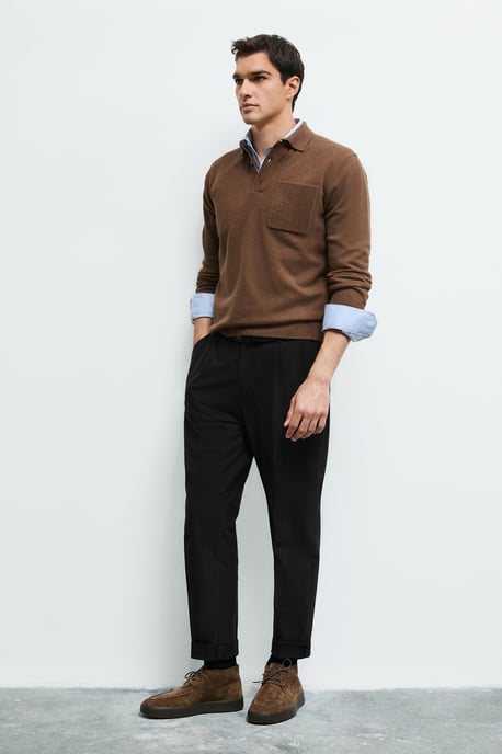 LUFIAN Herren Strick-Polopullover - Image 5