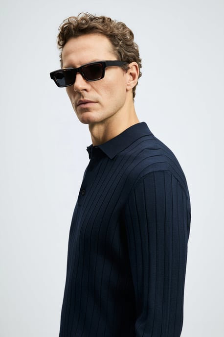 LUFIAN Herren Langarm-Polopullover - Image 5