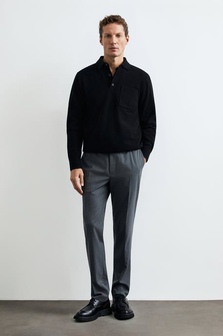 LUFIAN Herren Strick-Polopullover - Image 2