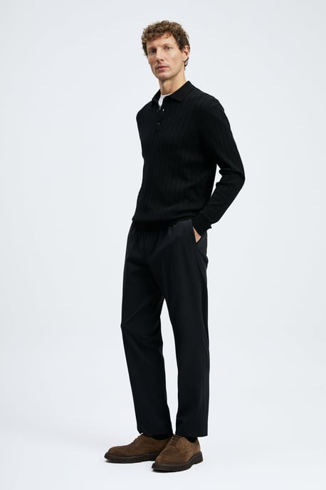 LUFIAN Herren Langarm-Polopullover - Image 5