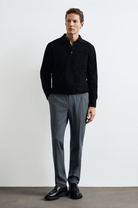 LUFIAN Herren Strick-Polopullover - Image 4