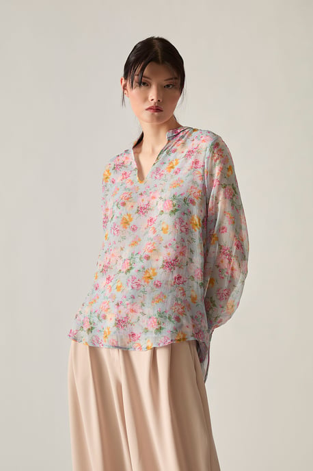 Vintage Bloom Bluse - Image 3