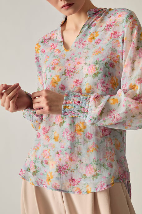 Vintage Bloom Bluse - Image 4