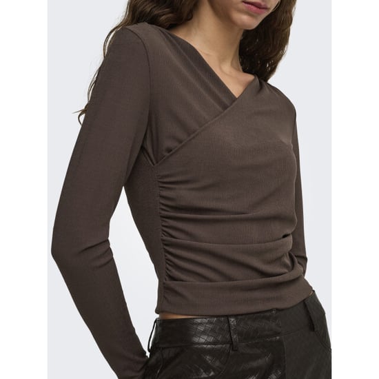 Only onllexi l/s Wickeltop jrs 15383493 coffee bean - Image 4