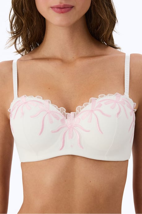 Brazilian-Slip mit Distressed-Finish und Schleifenstickerei - Image 3