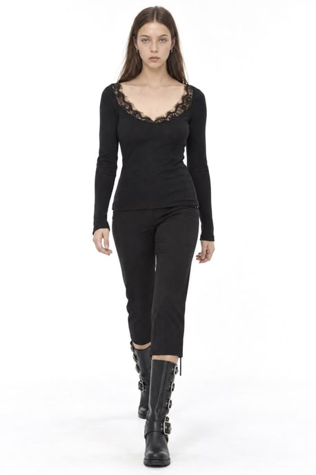 Damen-Baumwollbluse - Image 4