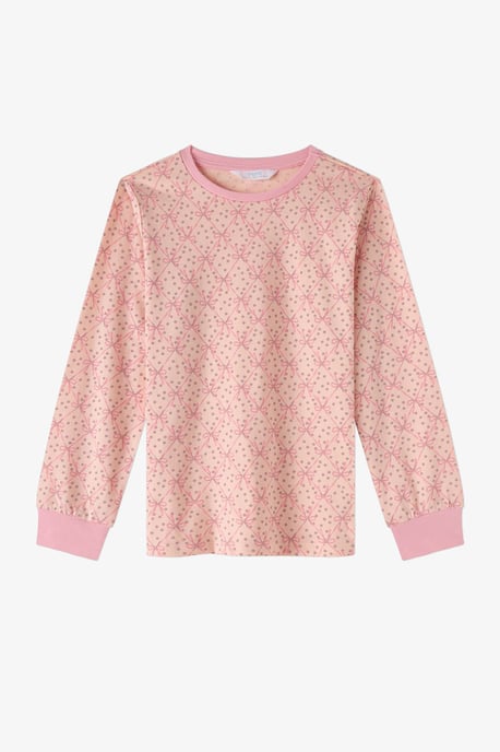 Penti Mädchen Whisper Bows Baumwolle Langarm-Pyjama-Set - Image 3