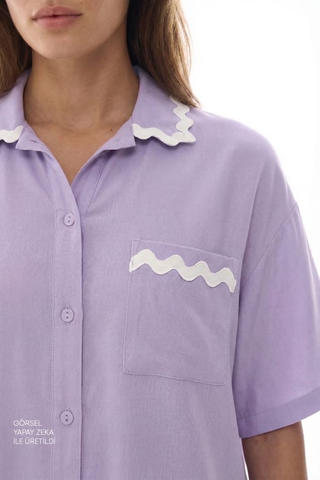 Penti Ella Spitzen-Pyjama-Set mit Kurzarm-Shorts - Image 3