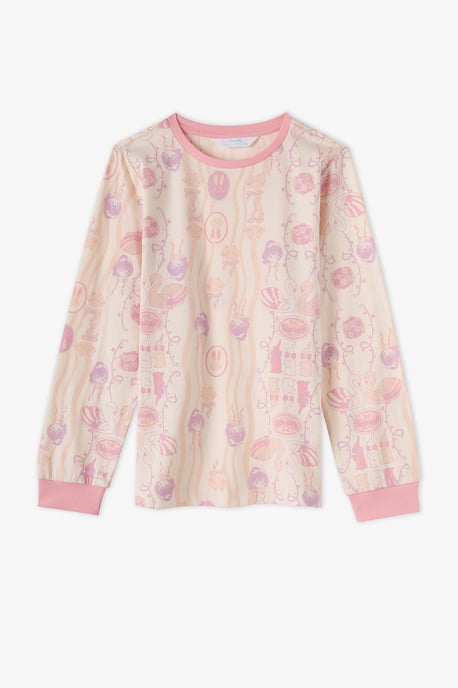 Penti Mädchen-Pyjama-Set aus Baumwolle Starlit Friends Langarm - Image 3