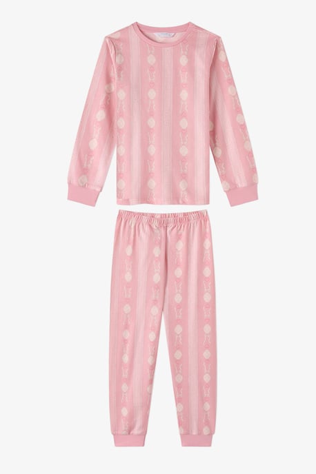 Penti Mädchen Whisper Bows Baumwolle Langarm-Pyjama-Set - Image 5