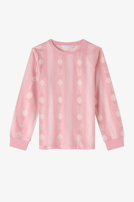Penti Mädchen Whisper Bows Baumwolle Langarm-Pyjama-Set - Image 6