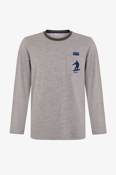 Penti Snow Glide Herren-Pyjama-Set mit langen Ärmeln - Image 2