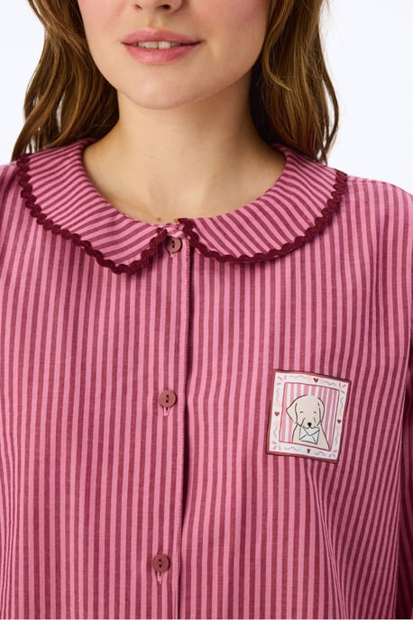 Rosy Langarmshirt-Hosen-Pyjama-Set - Image 3