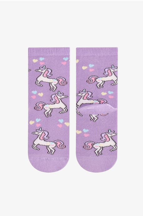 Penti Mädchen-Einhorn-Baumwollsocken, 2er-Pack, Rundstrick - Image 2