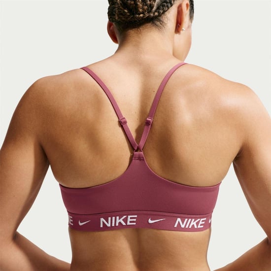 Nike - "Indy" Sport-BH für Damen, Leichte Stütze (Rosa Rauch) - Image 2