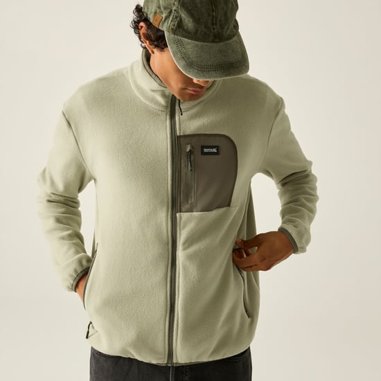 Regatta - "Frankie" Fleecejacke für Herren, Durchgehender Reißverschluss (Klosterstein/Smokey Olive) - Image 5
