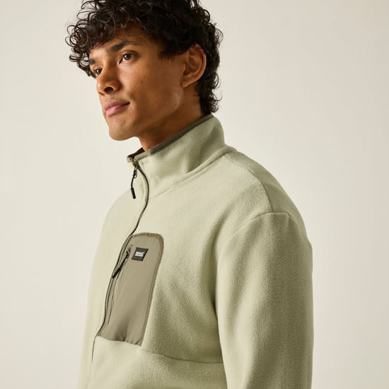 Regatta - "Frankie" Fleecejacke für Herren, Durchgehender Reißverschluss (Klosterstein/Smokey Olive) - Image 6