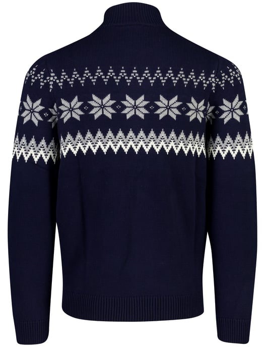 Nâ€¢Zâ€¢Aâ€¢  New Zealand Auckland Dunkelblauer Baumwoll-Cardigan - Image 3
