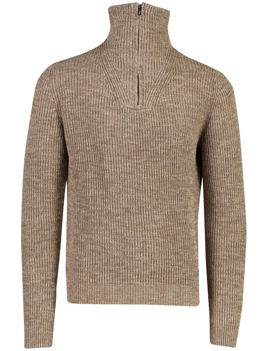 New Zealand brauner grob gestrickter Pullover - Image 2