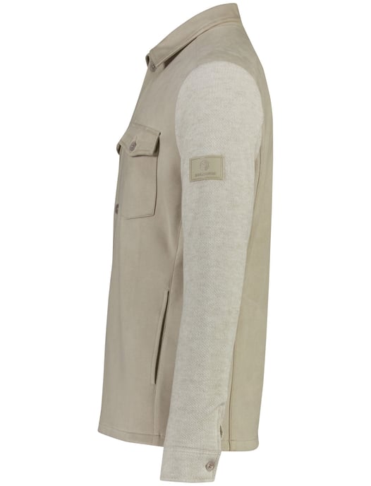 Blue Industry Overshirt Beige - Image 4
