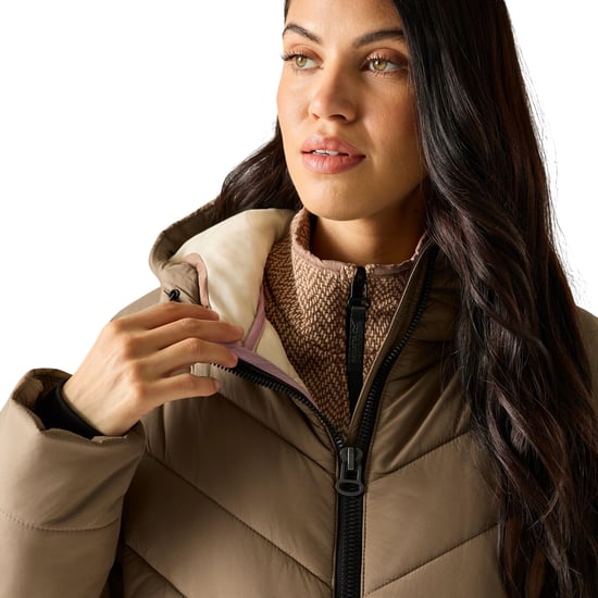 Regatta - "Adela" Steppjacke für Damen (Mokka/Helles Vanillegelb) - Image 5
