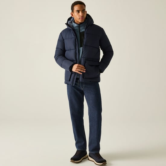 Regatta - "Marek" Steppjacke für Herren, Kurz (Marine/Grau) - Image 1