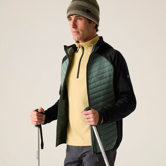 Regatta - "Andreson" Hybridjacke für Herren (Dunkelwaldgrün/Schwarz) - Image 1